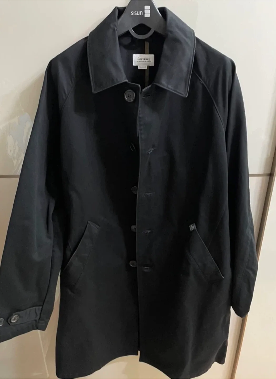 커버낫 트렌치 코트 자켓 미듐사이즈