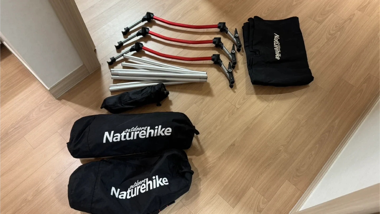 네이처하이크 야전침대 2개 일괄 중고 판매