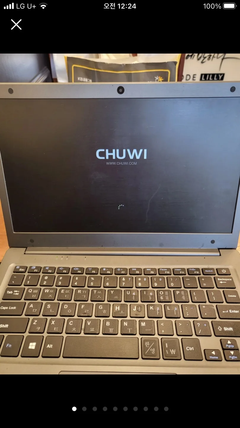 Windows 11 home  edition  CHUWI NOTEBOOK  11.6"  <키보드 드려요 >