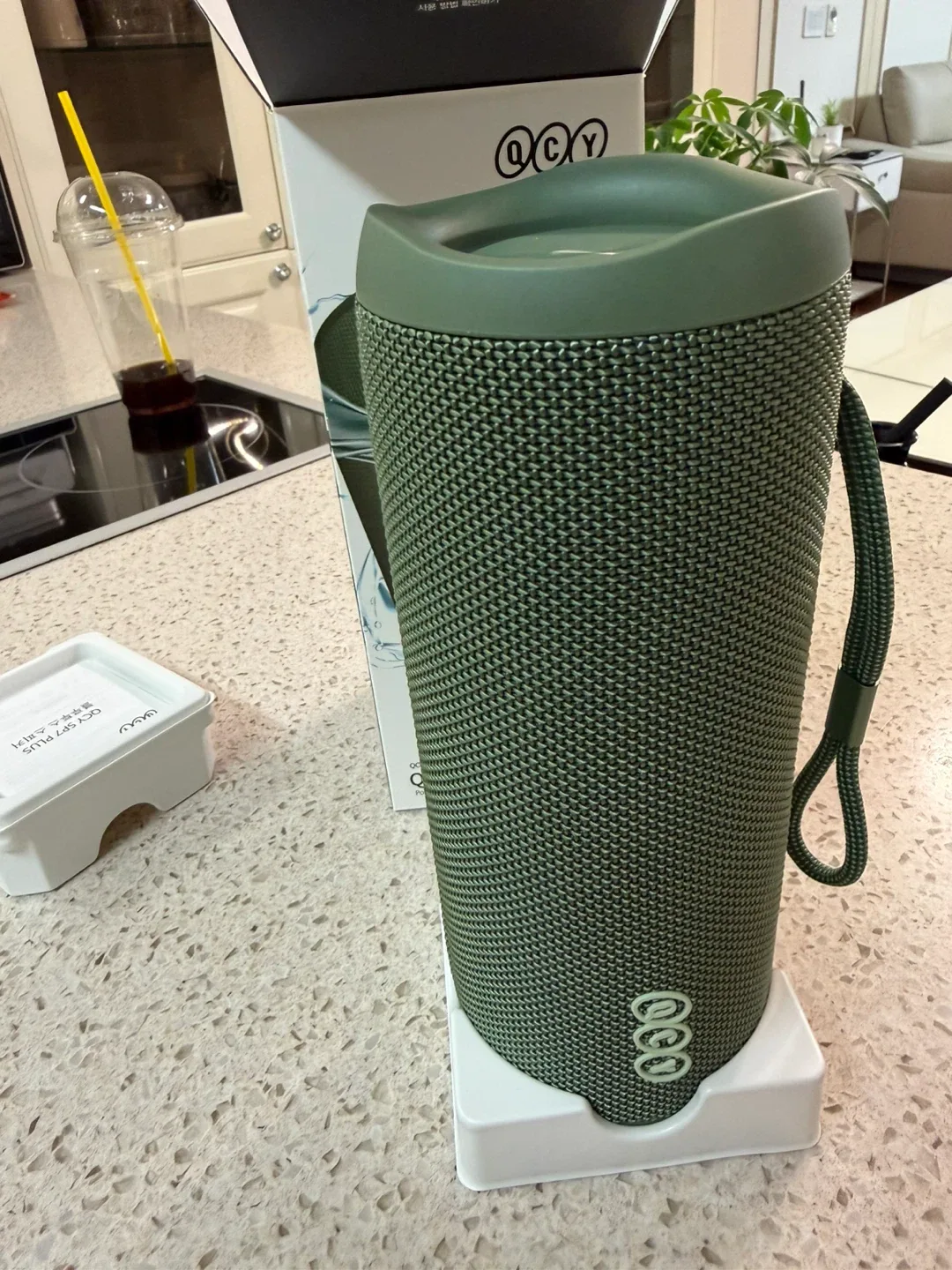 QCY SP7 PLUS 그린 블루투스 스피커 새제품