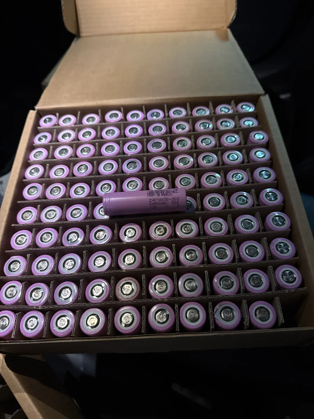 중고 삼성 정품 18650 30q 판매합니다