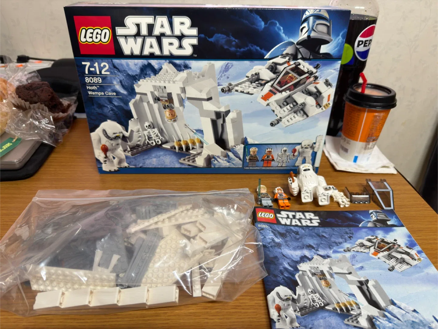 레고 스타워즈 8089 호스 웜파 동굴 (중고)