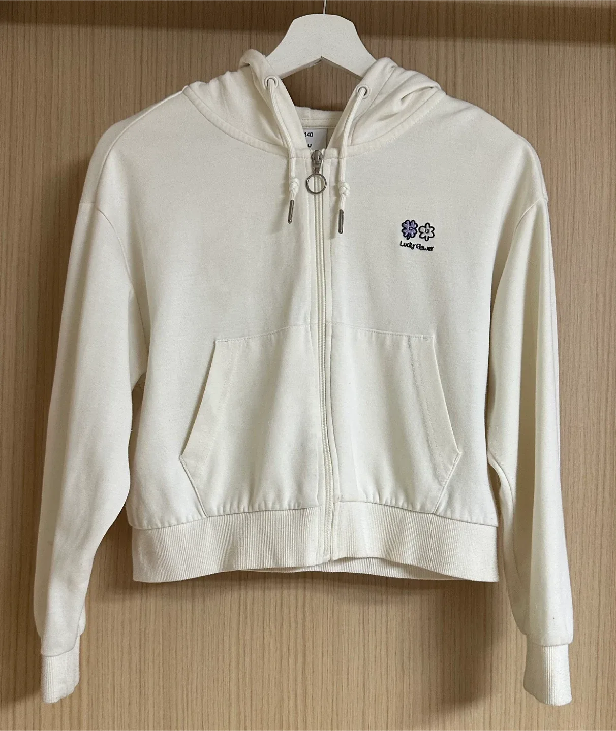 중고 키즈후드집업 간절기아우터 여아후드집업  사이즈140