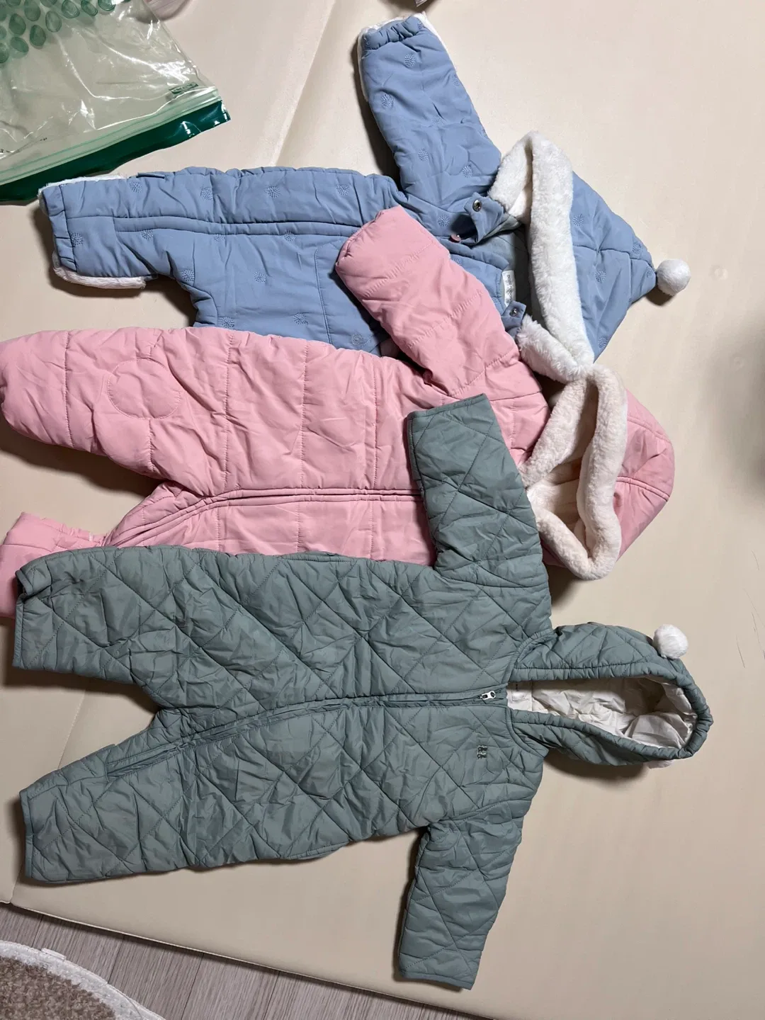 패딩우주복 3벌