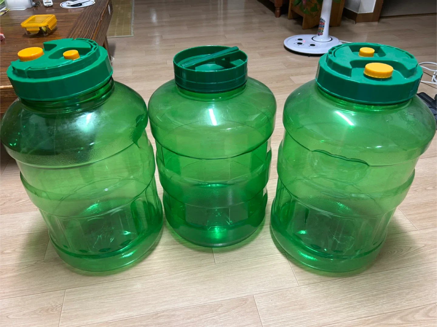 매실통 20리터 4개 일괄 (중고)