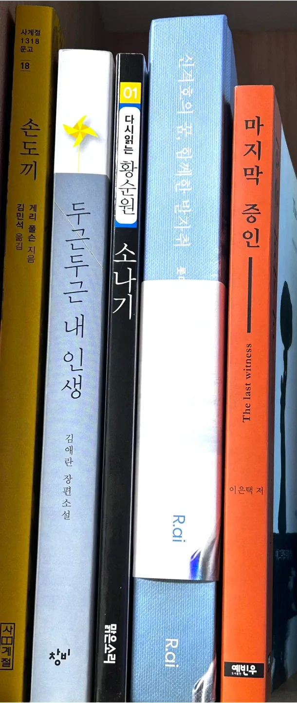 중고 소설 책 5권 일괄