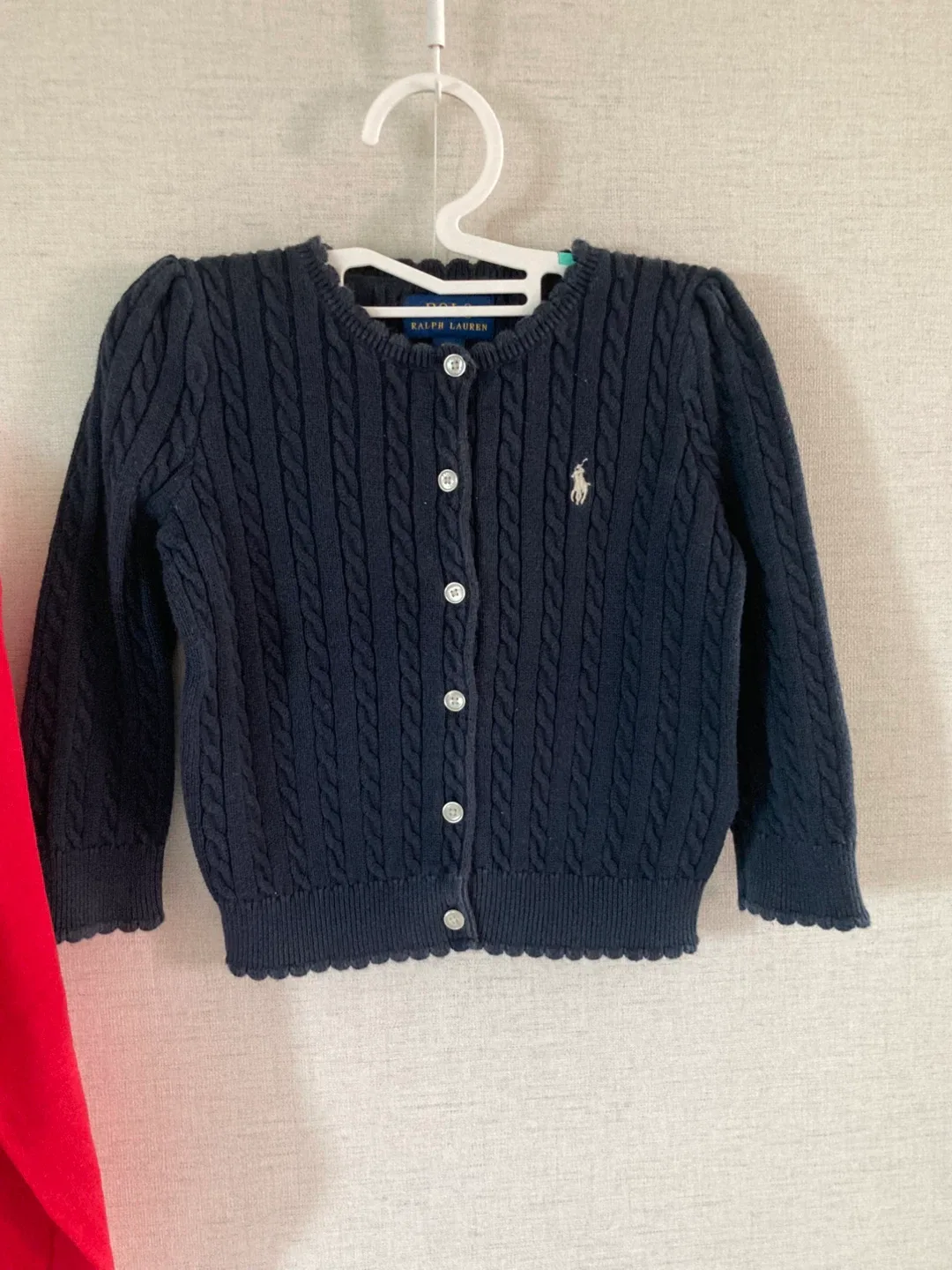 폴로 랄프로렌 케이블 가디건 (3T-100)