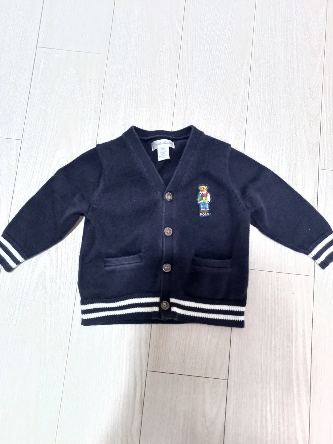폴로 랄프로렌 베어 가디건 (12m-80)