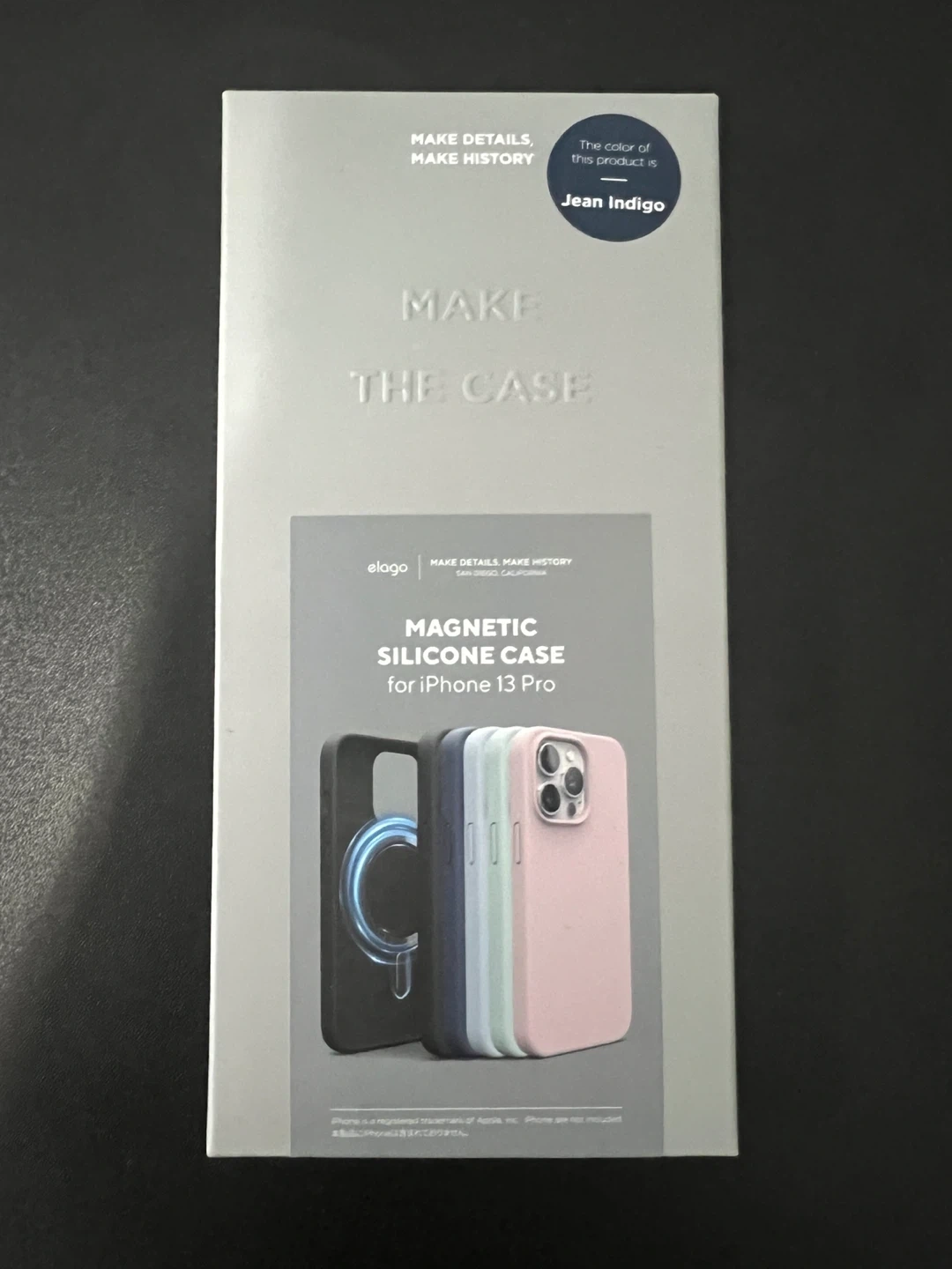 엘라고 아이폰 13 Pro 맥세이프 케이스 Jean Indigo