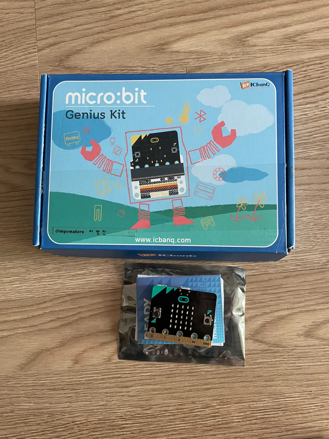 코딩교육-마이크로 비트 지니어스 키트+마이크로프트