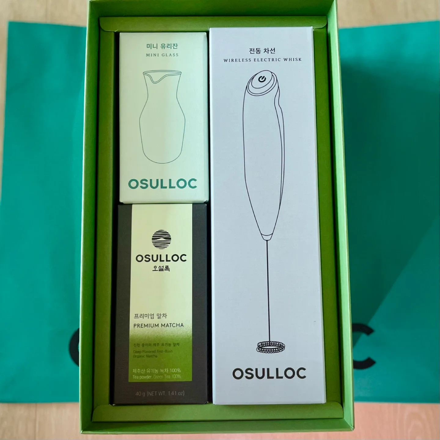 오설록 프리미엄 말차 선물세트 새상품