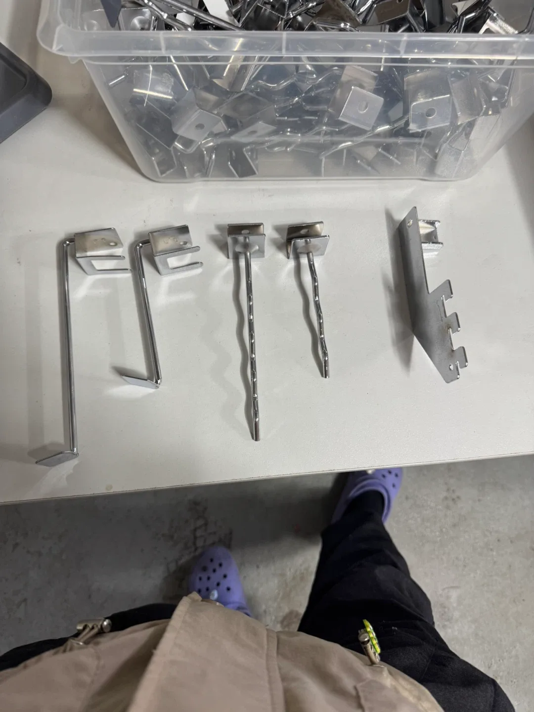 철제 고리 및 부자재 모음 80개 중 있습니다!(중고)