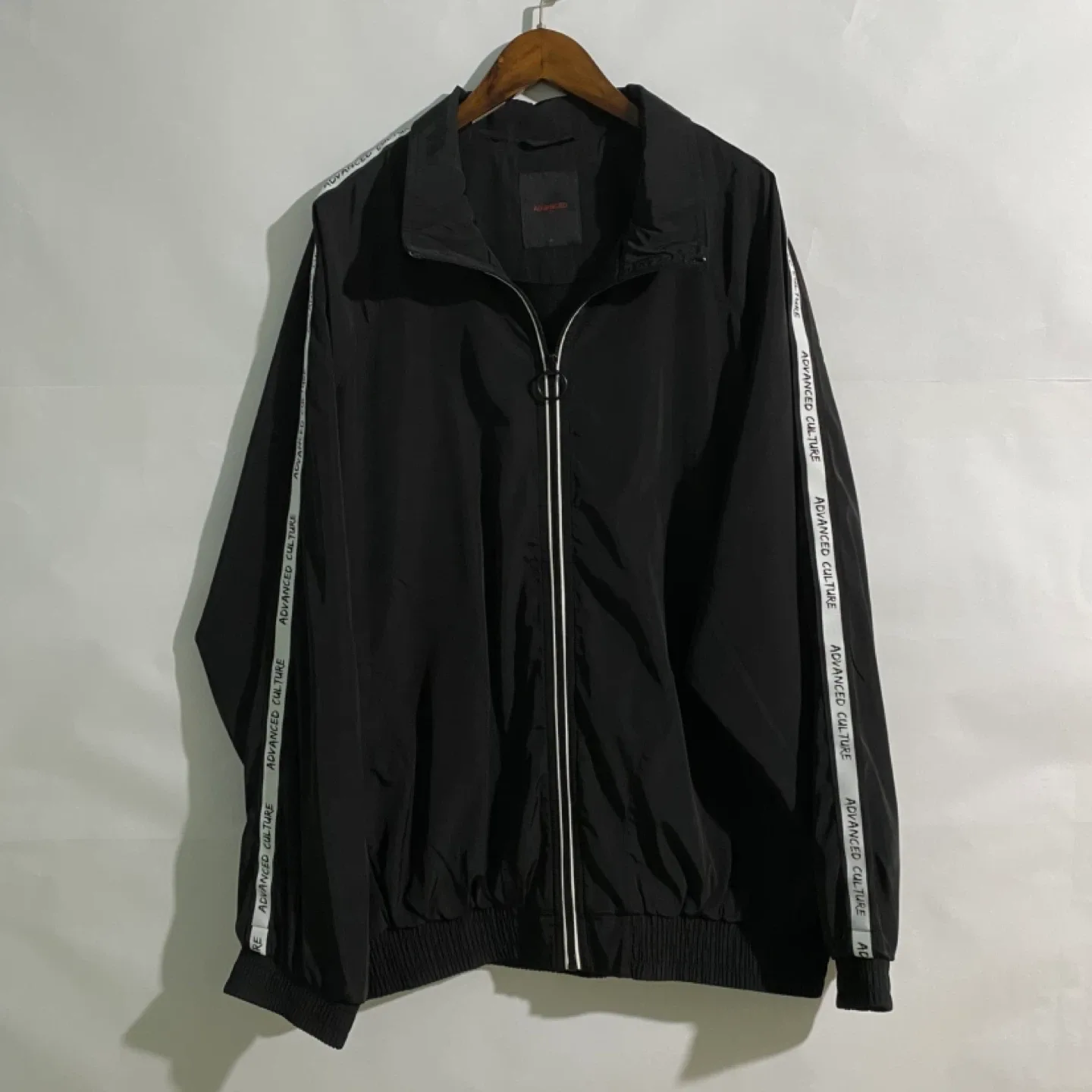 ADVANCED 바람막이 점퍼 블랙 트랙 자켓