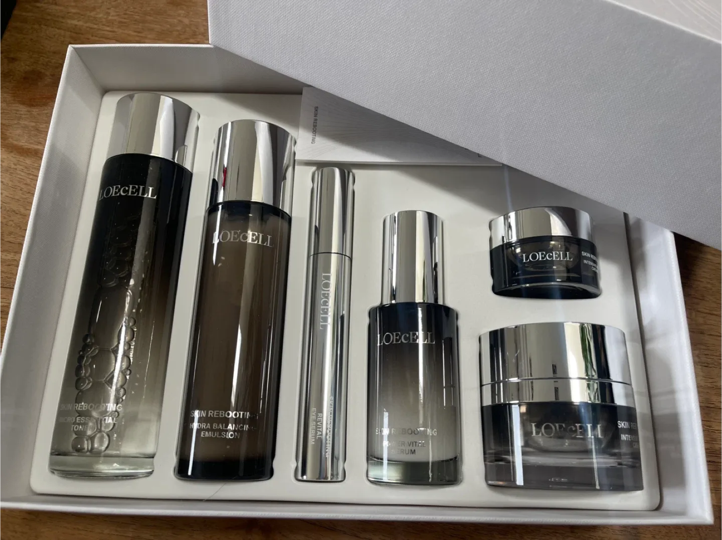 미백주룸개선 화장품 *선물용 강추* (LOECELL 스킨 리부팅 스킨케어 세트)