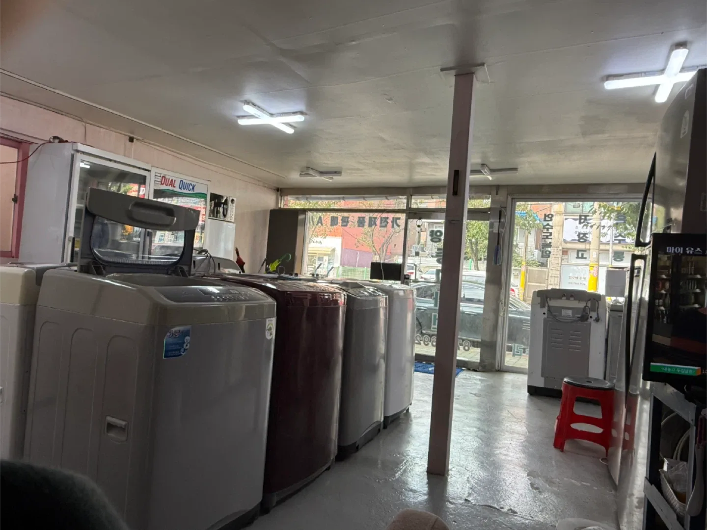 중고가전 세탁 기, 냉장고, 김치냉장고, 난로