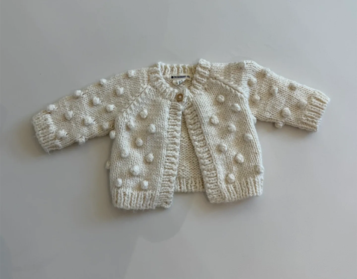 팝콘가디건 12-24m 착샷있음