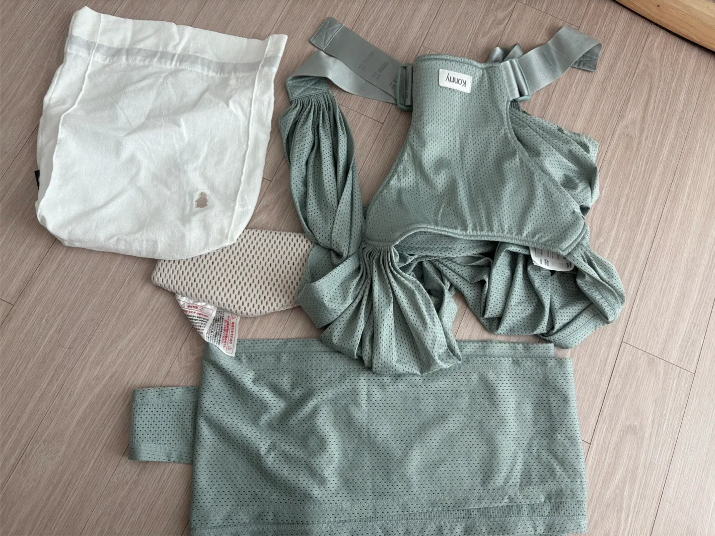 코니 아기띠 플렉스 에어메쉬 민트