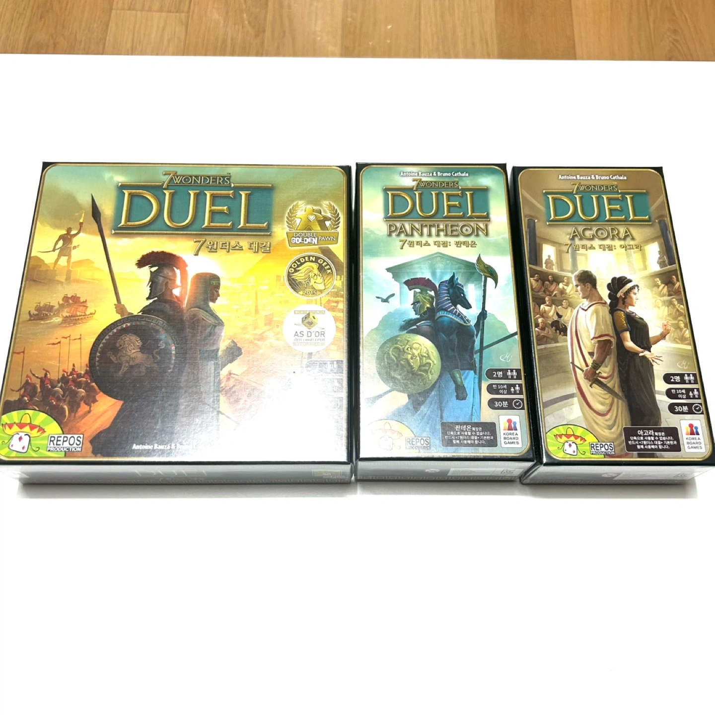 보드게임 7원더스 대결 + 판테온 + 아고라 확장 | 취미/게임/음반 | 당근 중고거래