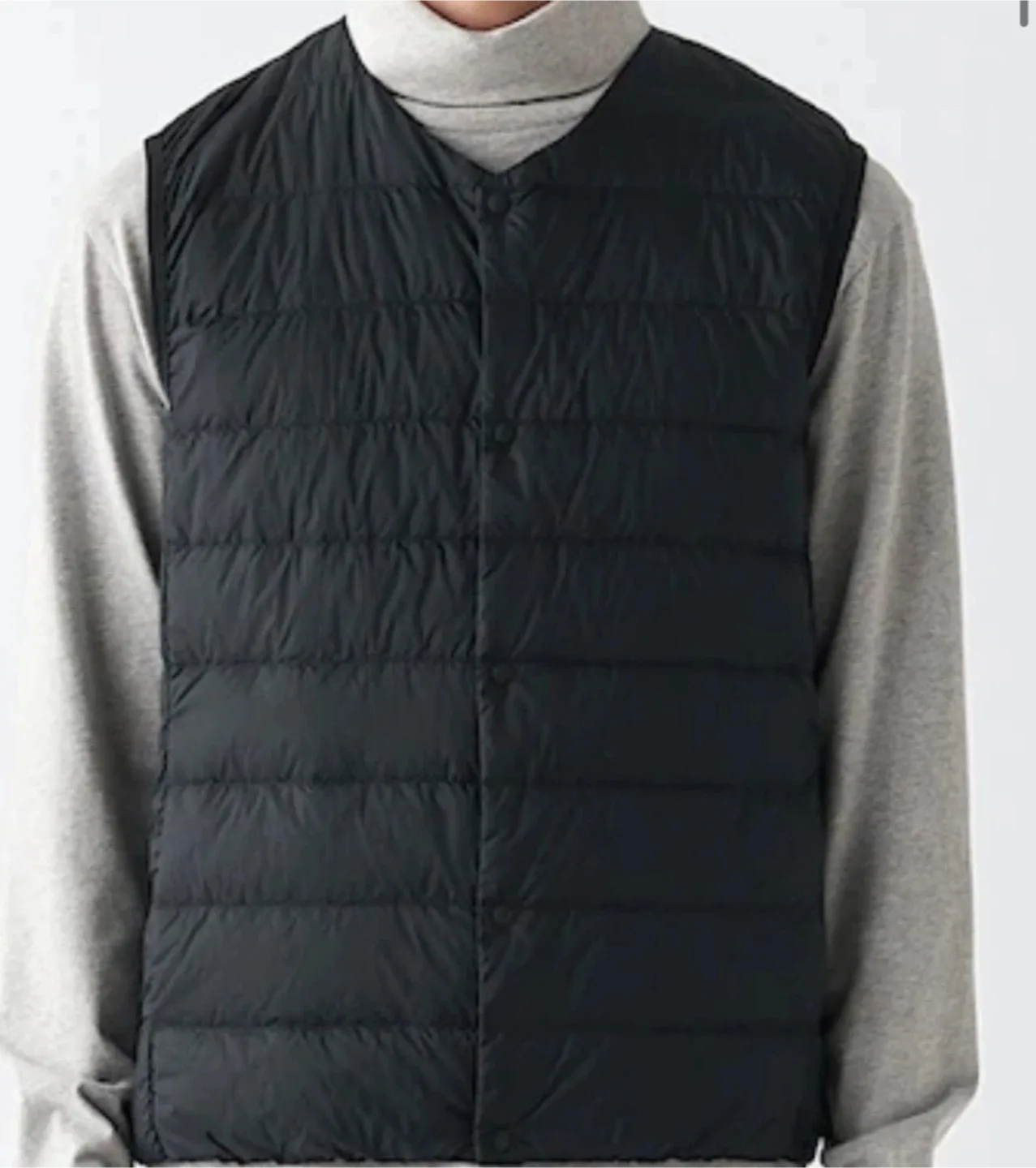 무지(muji) 경량 조끼 XL (새상품)