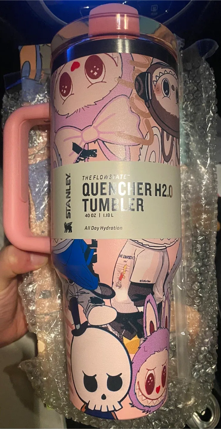 스탠리 라부부 퀜처 H2.0 텀블러 40oz (1.18L) 새상품 미개봉 팝니다