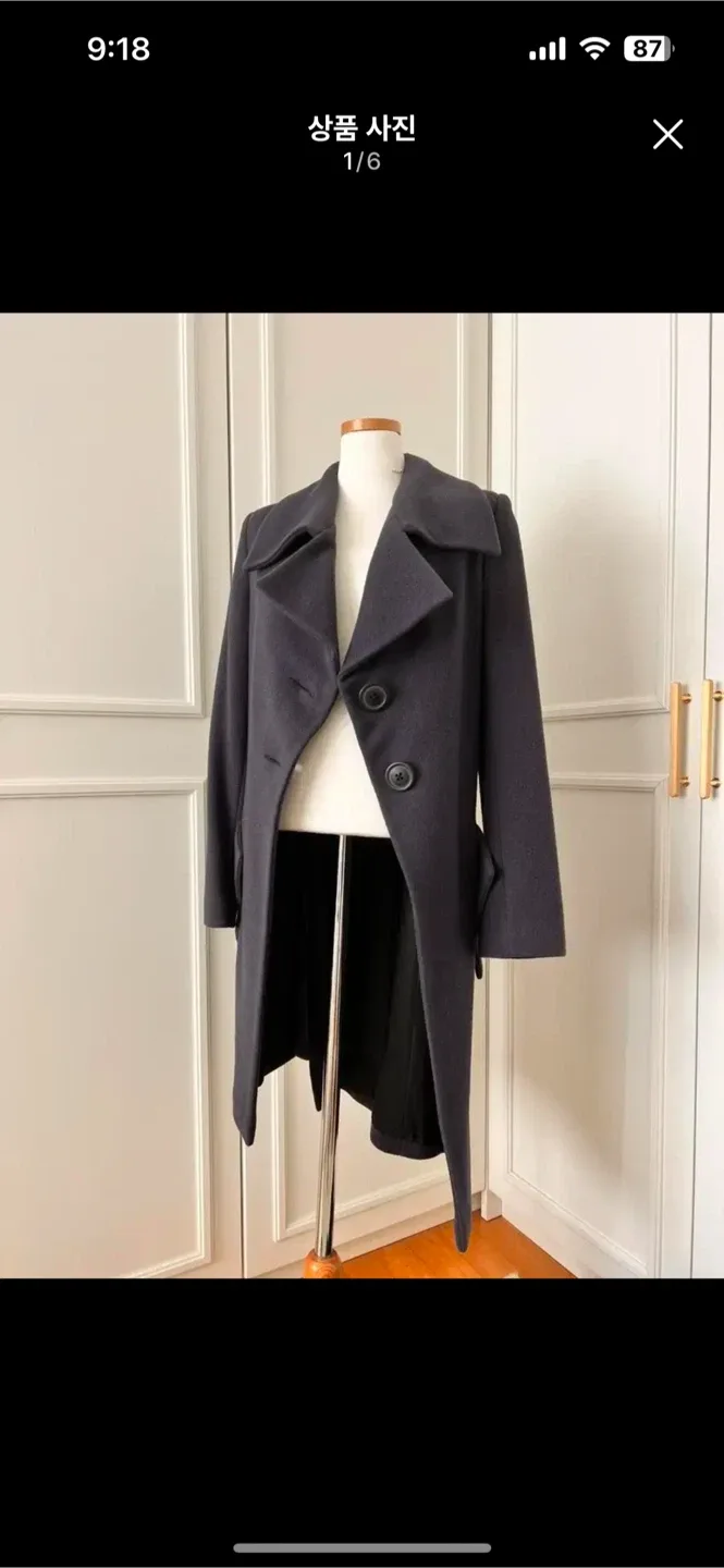 비비안웨스트우드 울 롱 코트 40사이즈 (거의새상품)