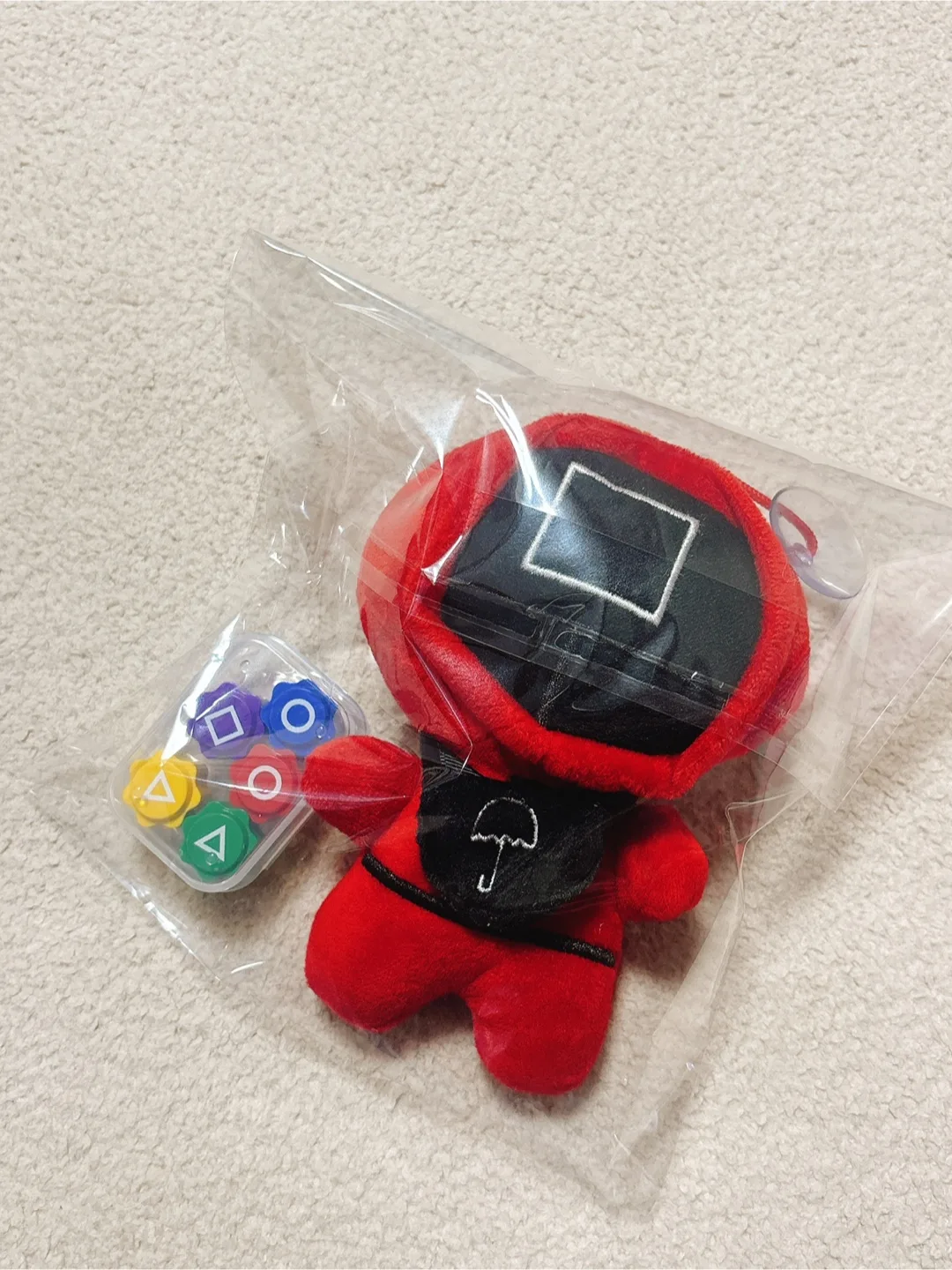 오징어게임 네모 인형 & 오겜 공기 (깨끗한중고)