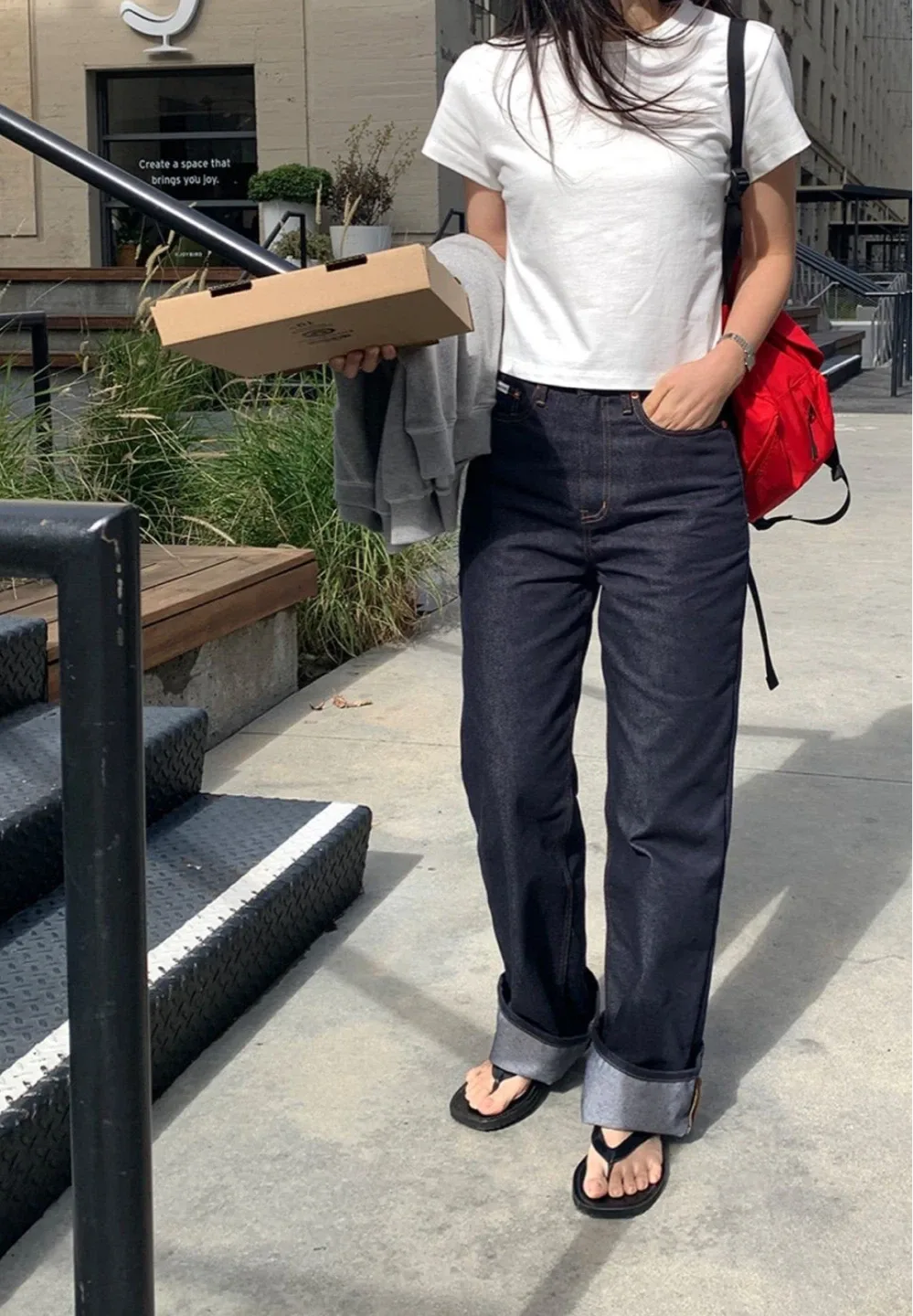 헤이그 논페이드 팬츠 인디고