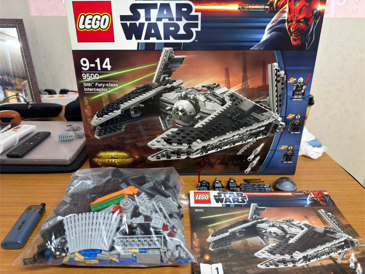 레고 스타워즈 9500 Sith Fury 인터셉터 (중고)