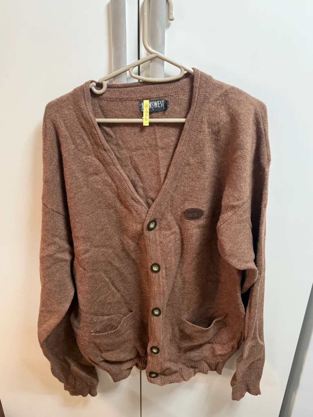 중고 울 카디건 명품 L