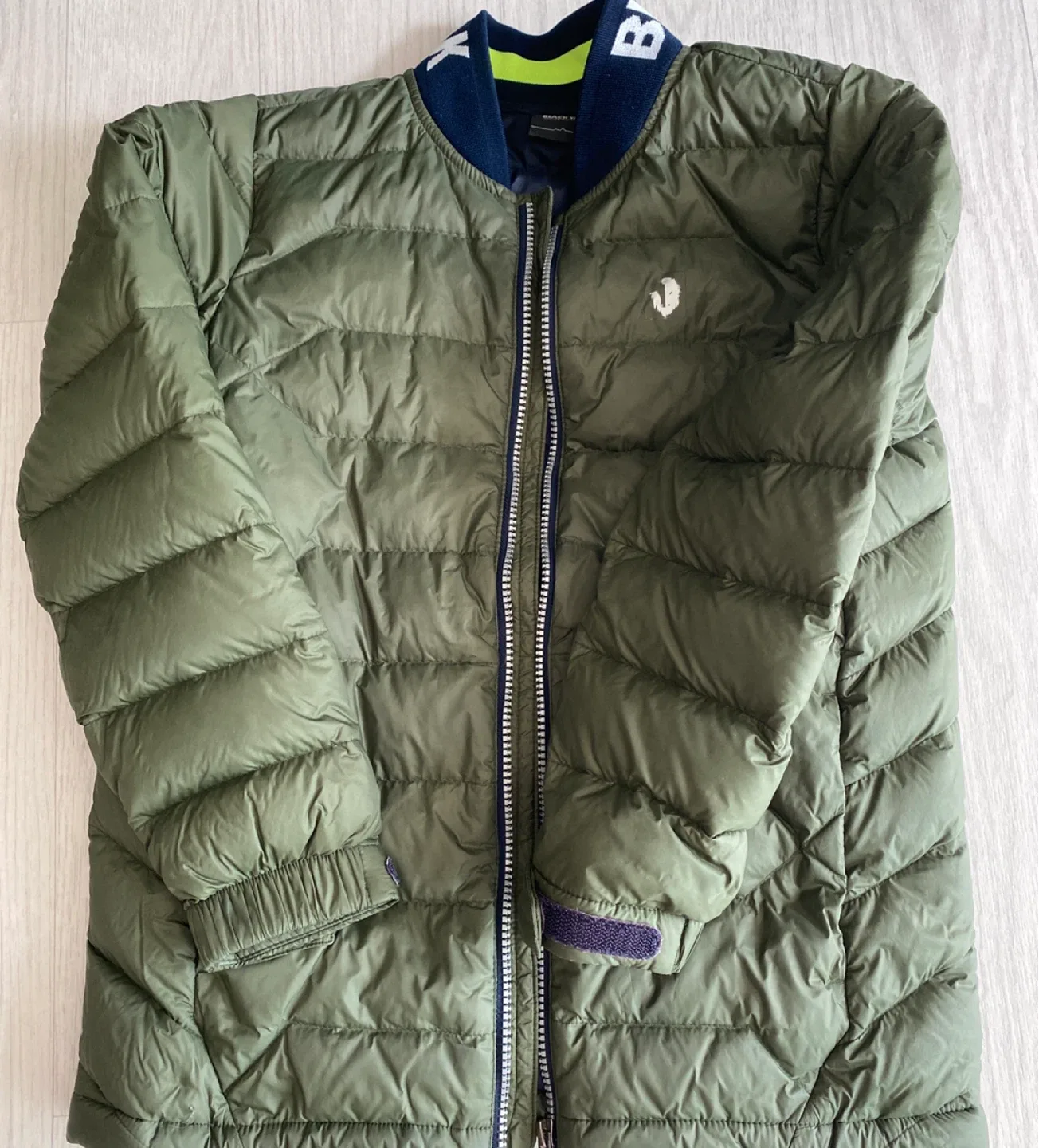 중고)블랙야크 아동 패딩 145사이즈