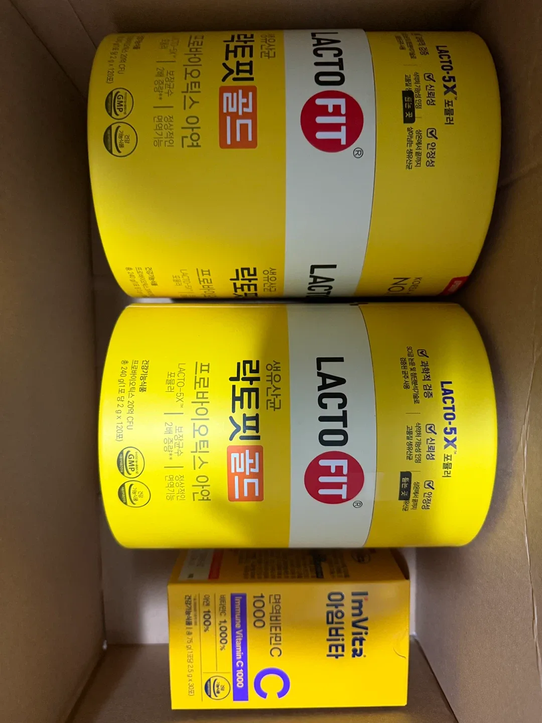 락토핏 골드 아연 & 아임비타 면역비타민C(락토핏 240포/8개월분+비타민 30포)