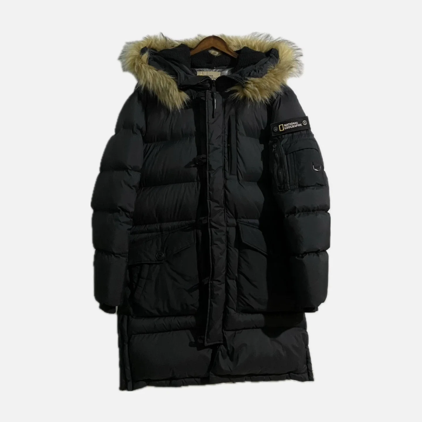 내셔널지오그래픽 구스다운 거위털 패딩 점퍼 잠바