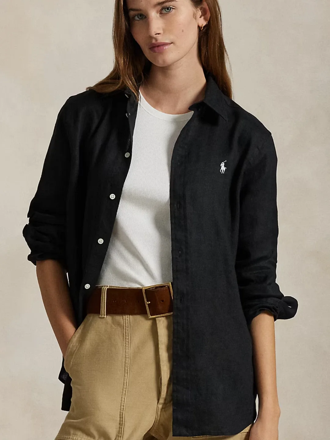 급처 ) 폴로 랄프로렌 리넨 셔츠 (xs)