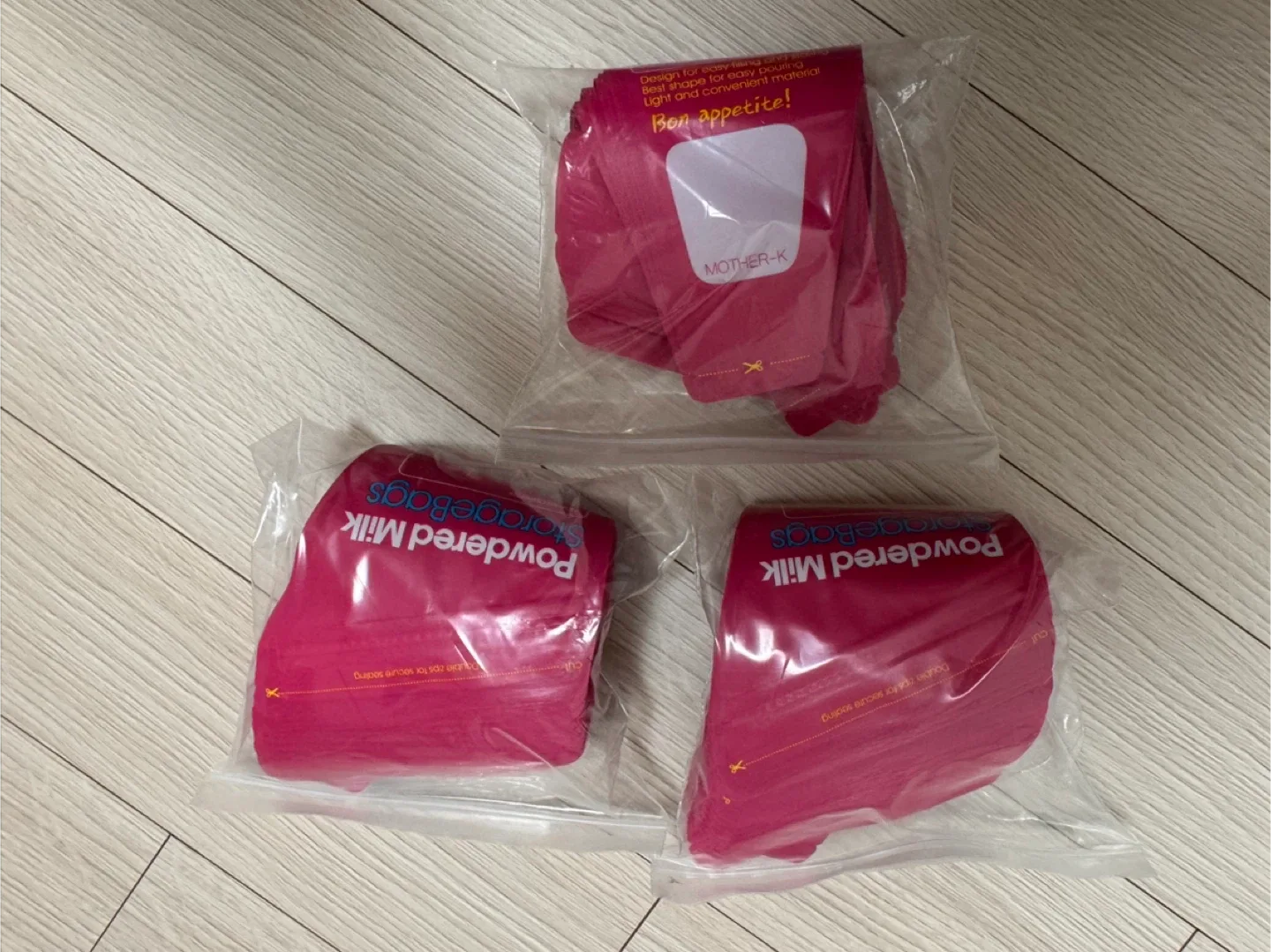 마더케이 일회용 분유저장팩 새제품