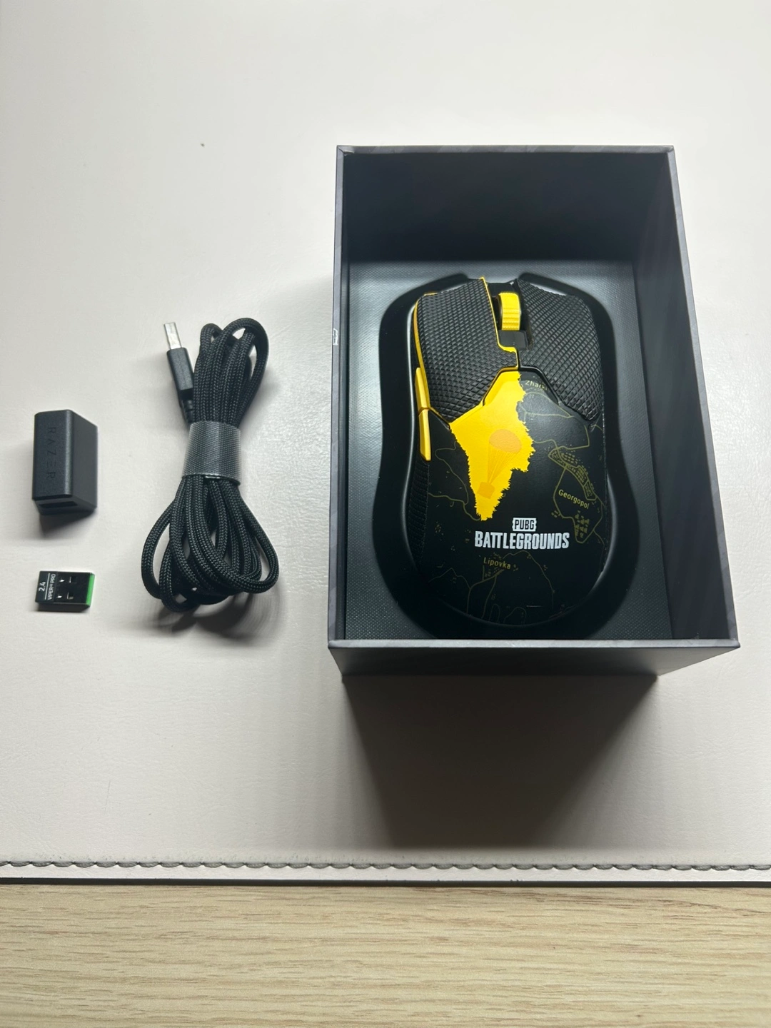Razer Viper V2 Pro 무선 마우스 배틀그라운드 콜라보 에디션