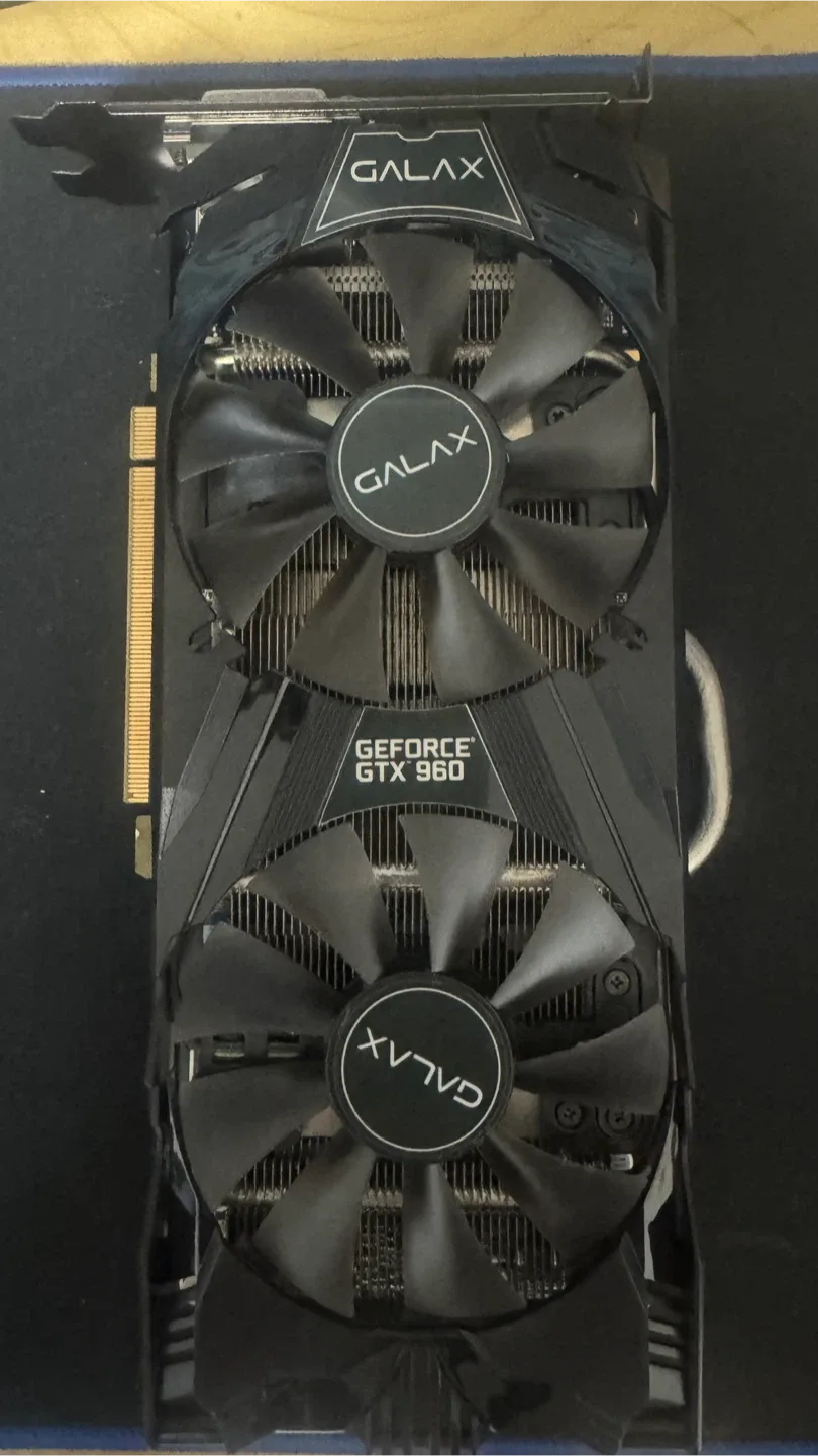 GALAX GTX 960 2GB 그래픽카드, ssd