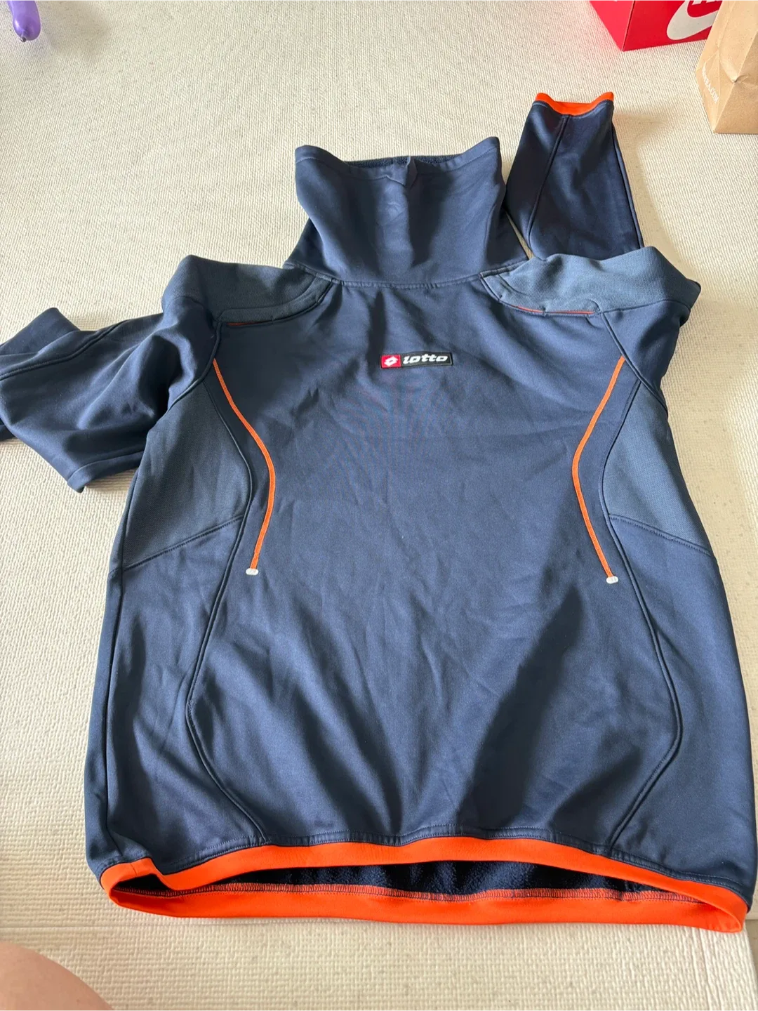 중고)로또 남성 기모 상의 100