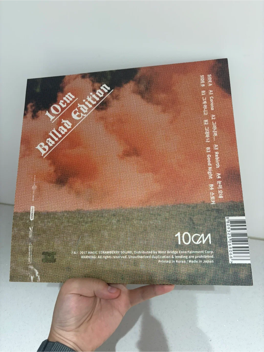 10cm Ballad Edition LP 중고