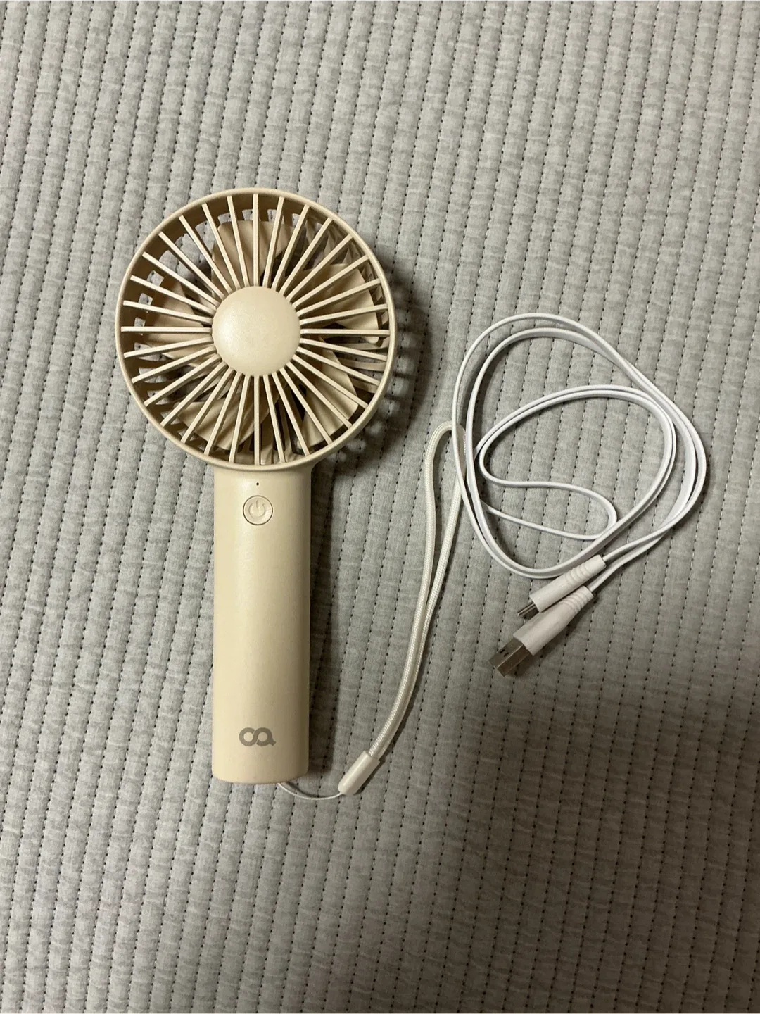 오아 라운드 핸디팬 무선 휴대용 USB 초경량 미니 손 선풍기