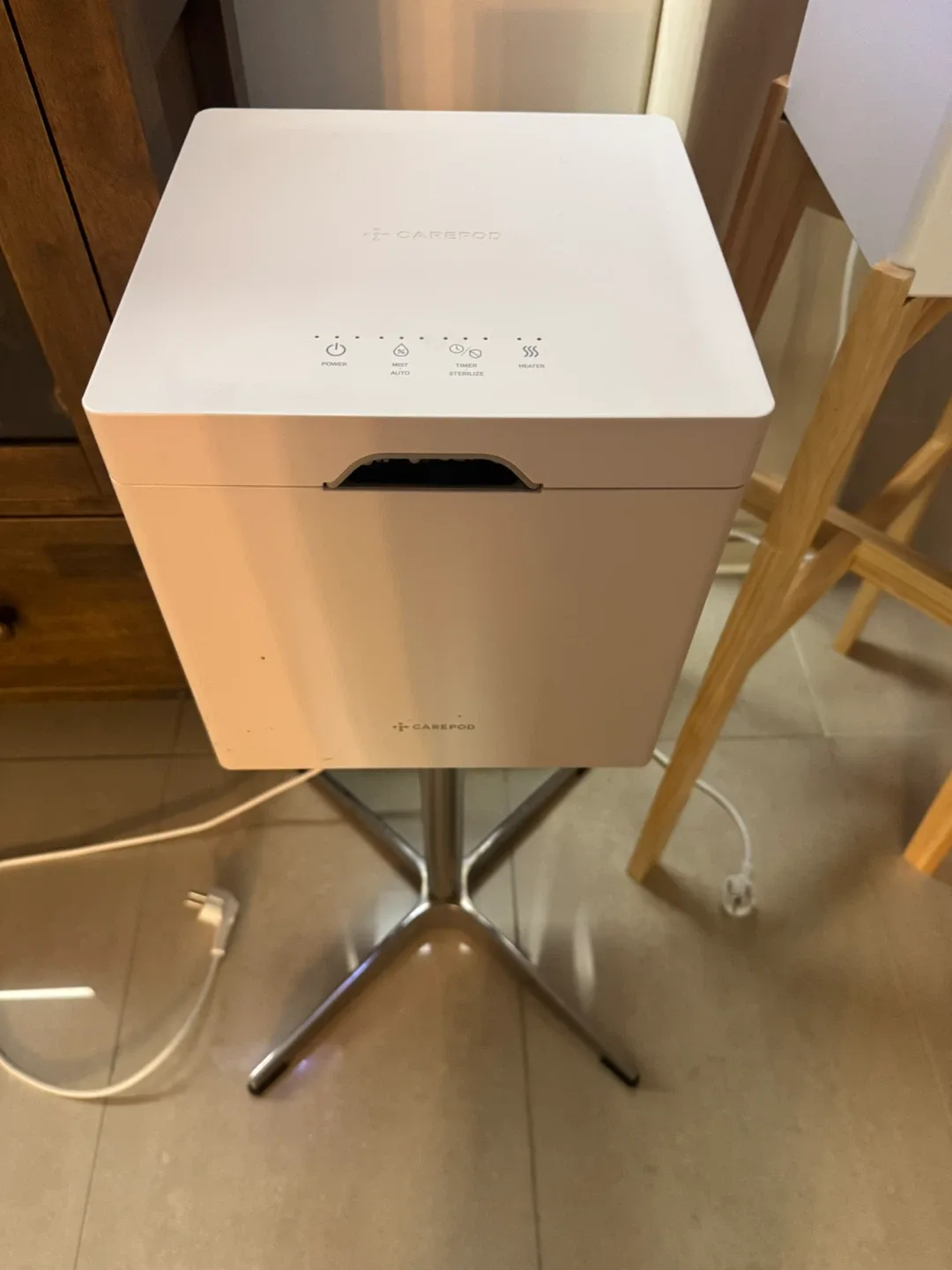 케어팟 가습기 X50V 스텐 거치대 포함
