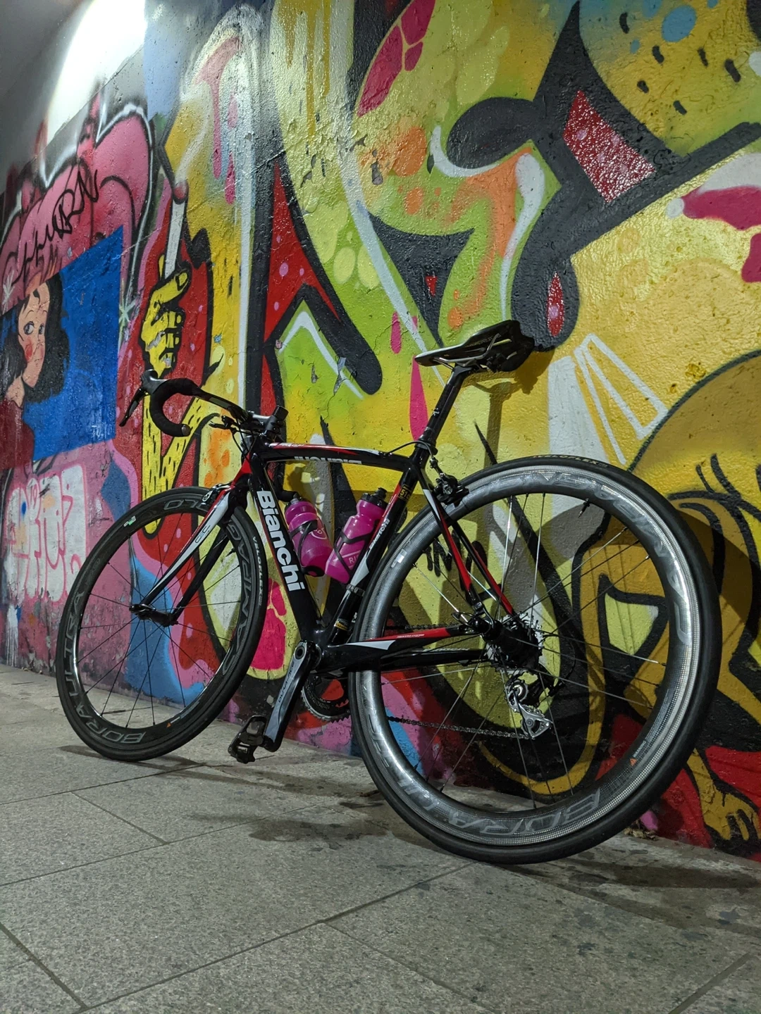 Bianchi 로드 바이크 자전거 Campagnolo Bora Ultra 휠 풀 카본