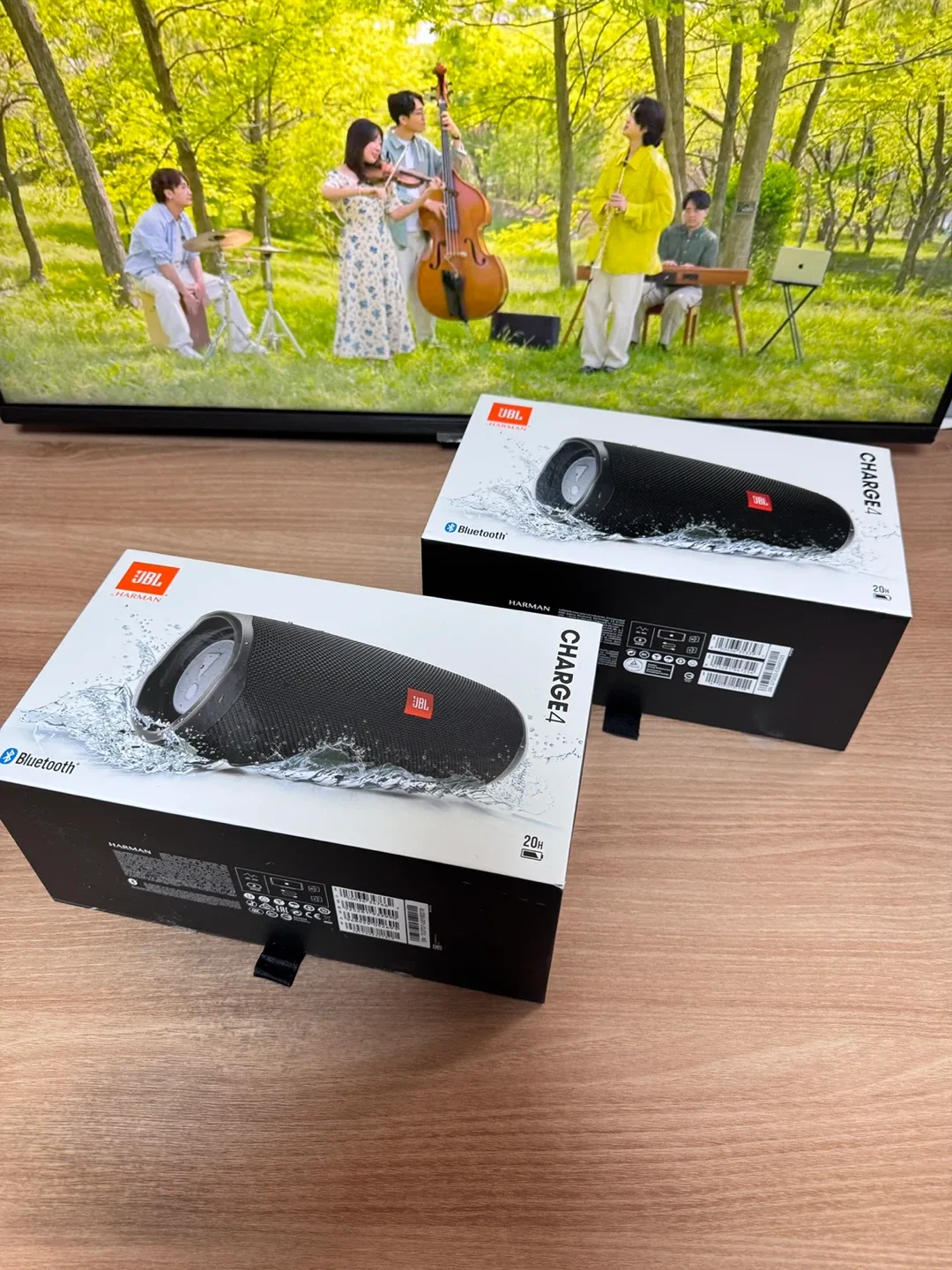 JBL Charge 4 블랙 블루투스 스피커 중고&새상품 총 2개