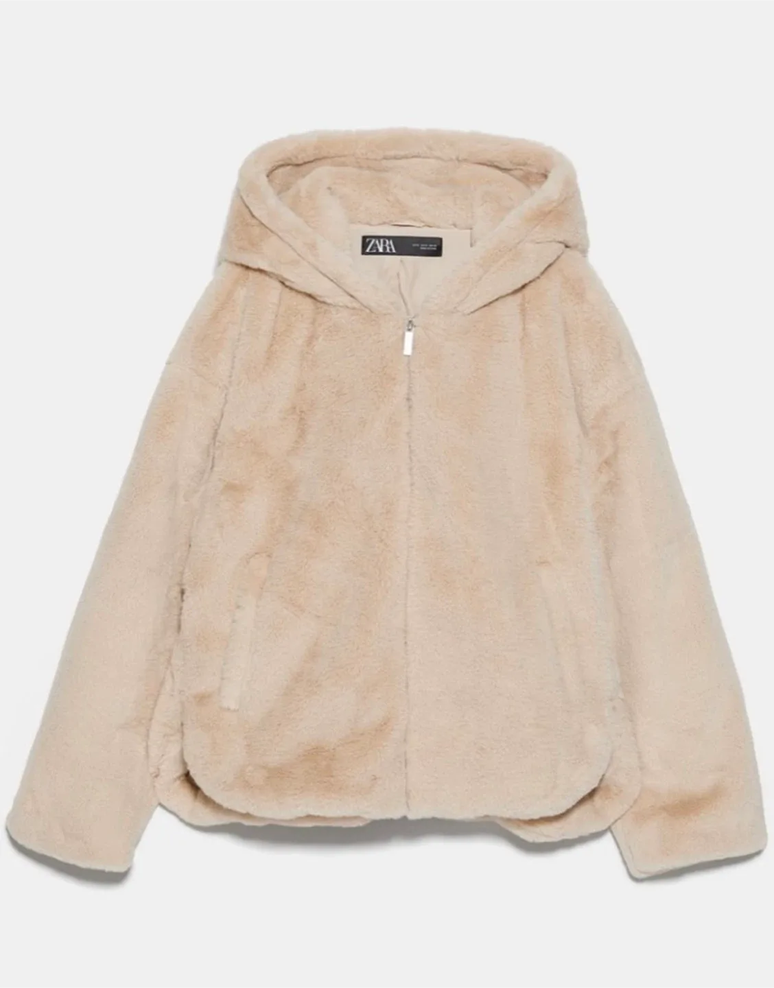 자라 에코퍼 후드자켓