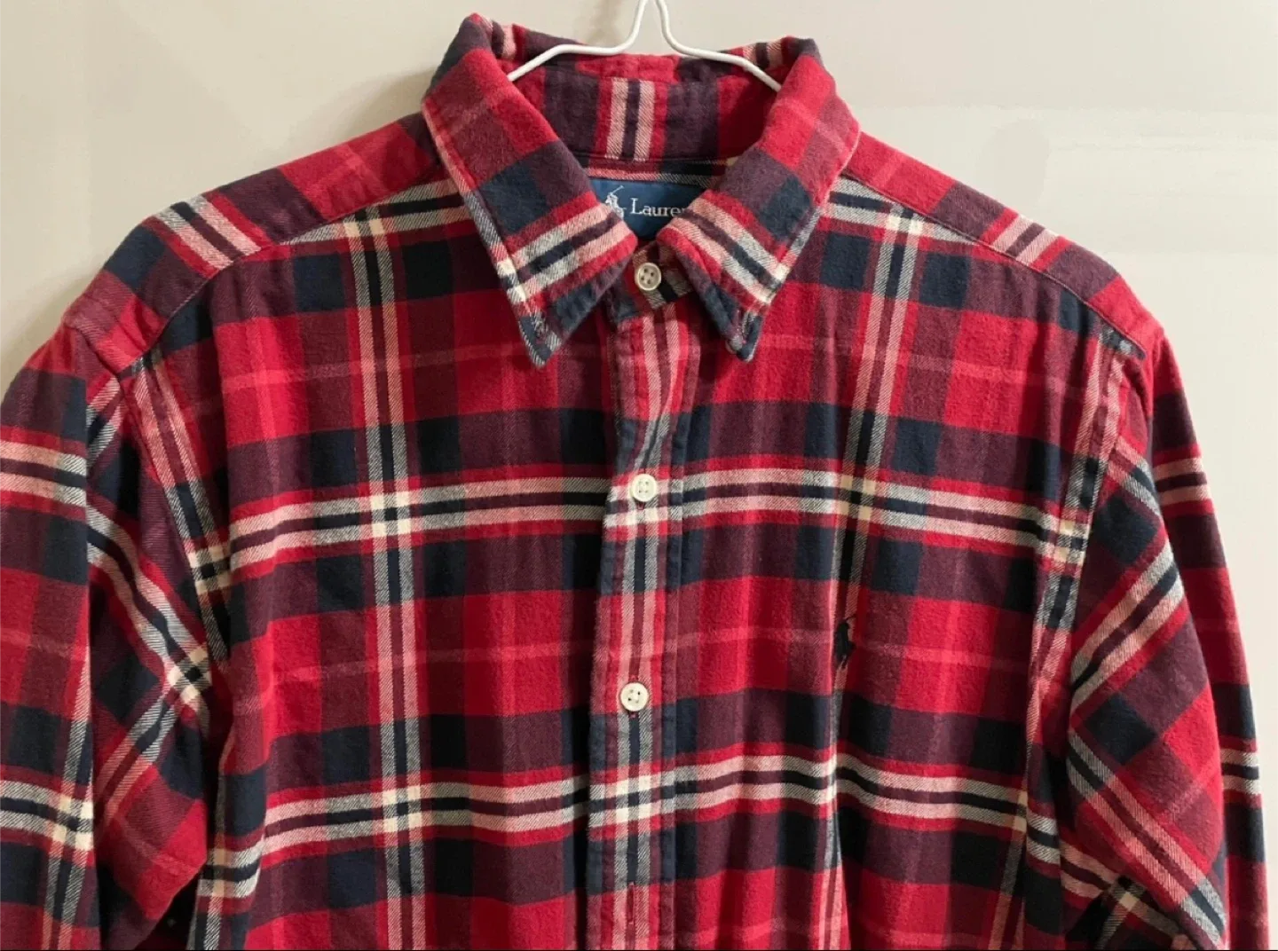 폴로 랄프로렌 체크 셔츠 (M사이즈)