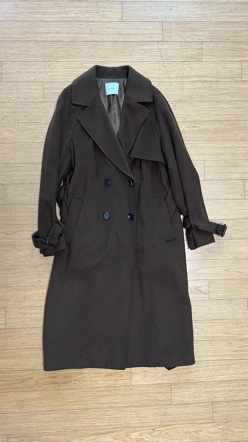 <중고> 쉬즈미스 SHESMISS 카키색 코트 여성 55사이즈