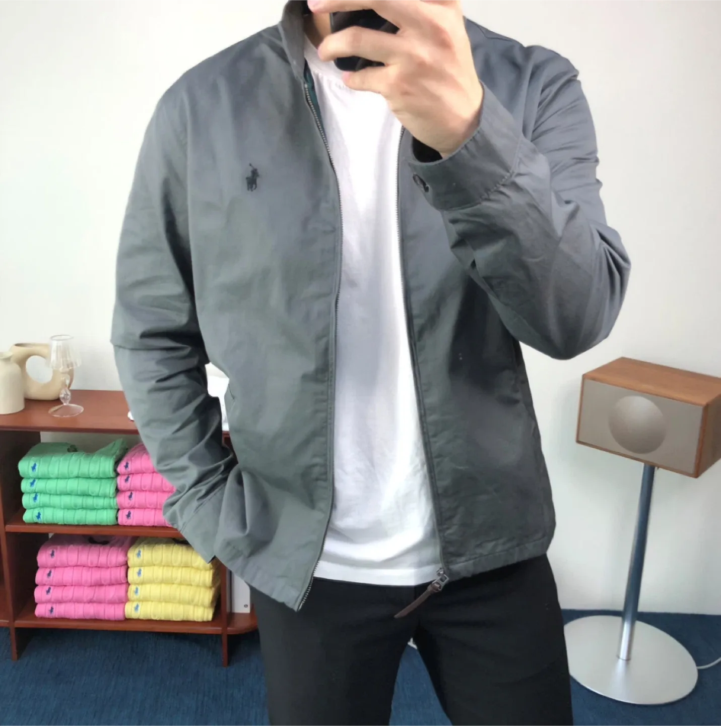 폴로 랄프로렌 바라쿠타 해링턴 자켓