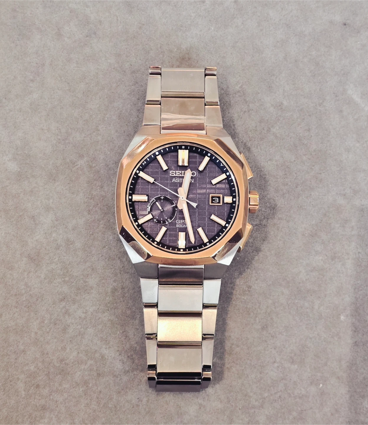 세이코 아스트론 GPS 솔라 메탈시계 SSJ014