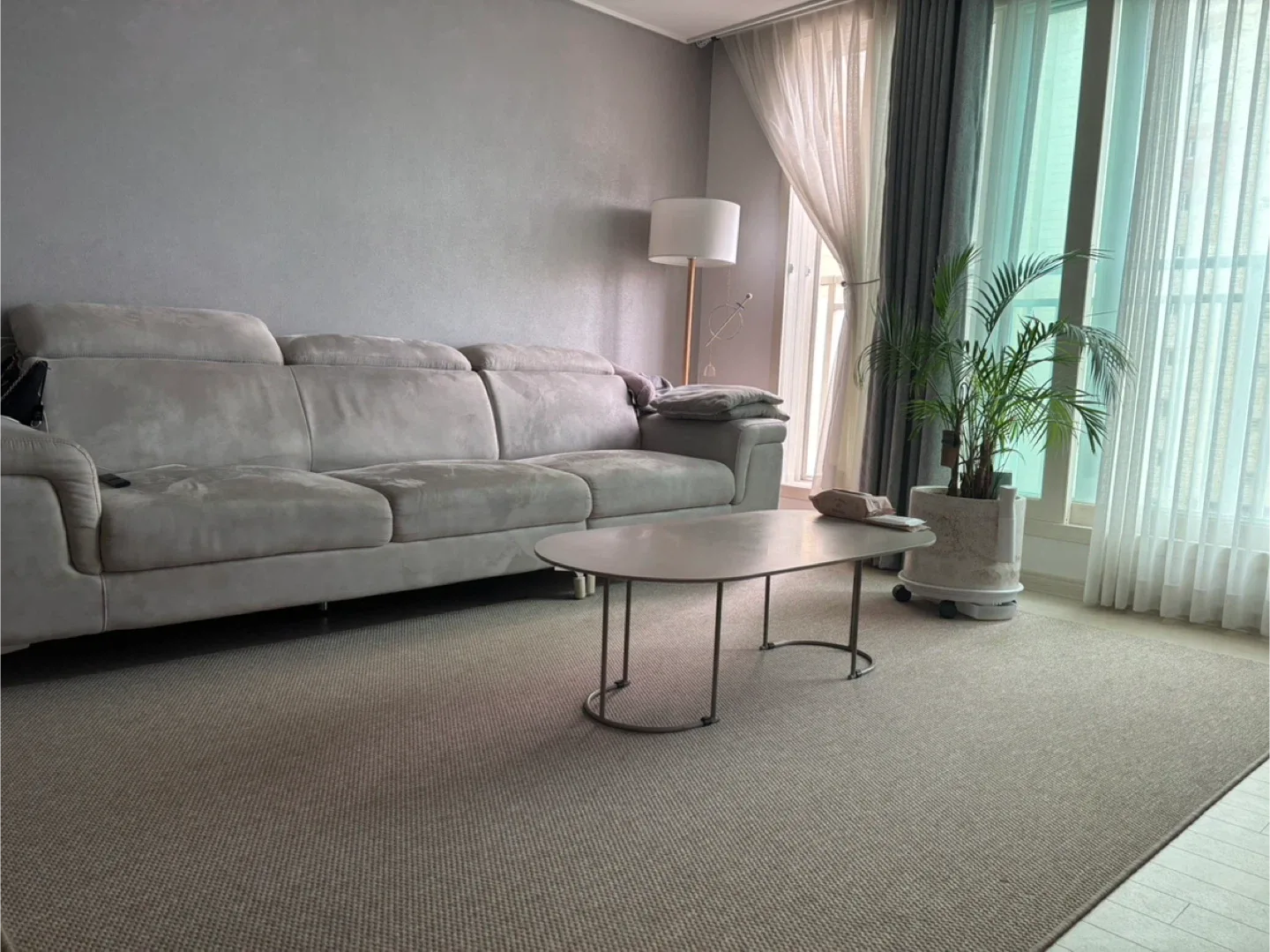 네덜란드 누아 사이잘룩 러그 베이지 200x300