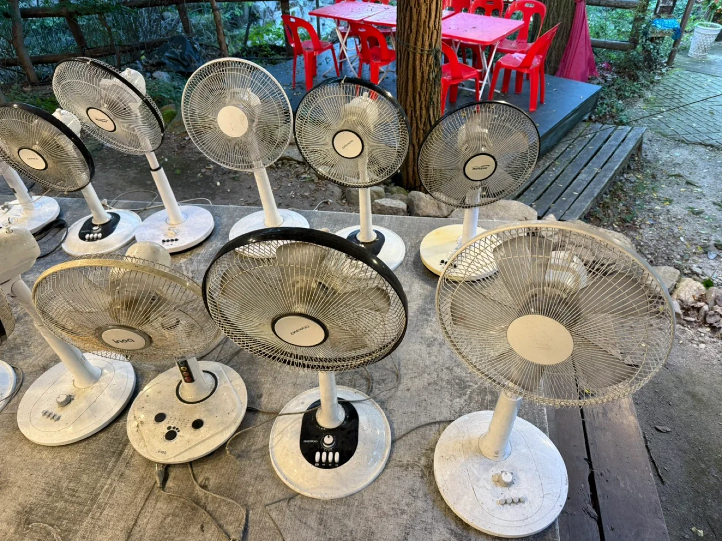 다양한 브랜드 중고 선풍기 모음 대량판매 할인