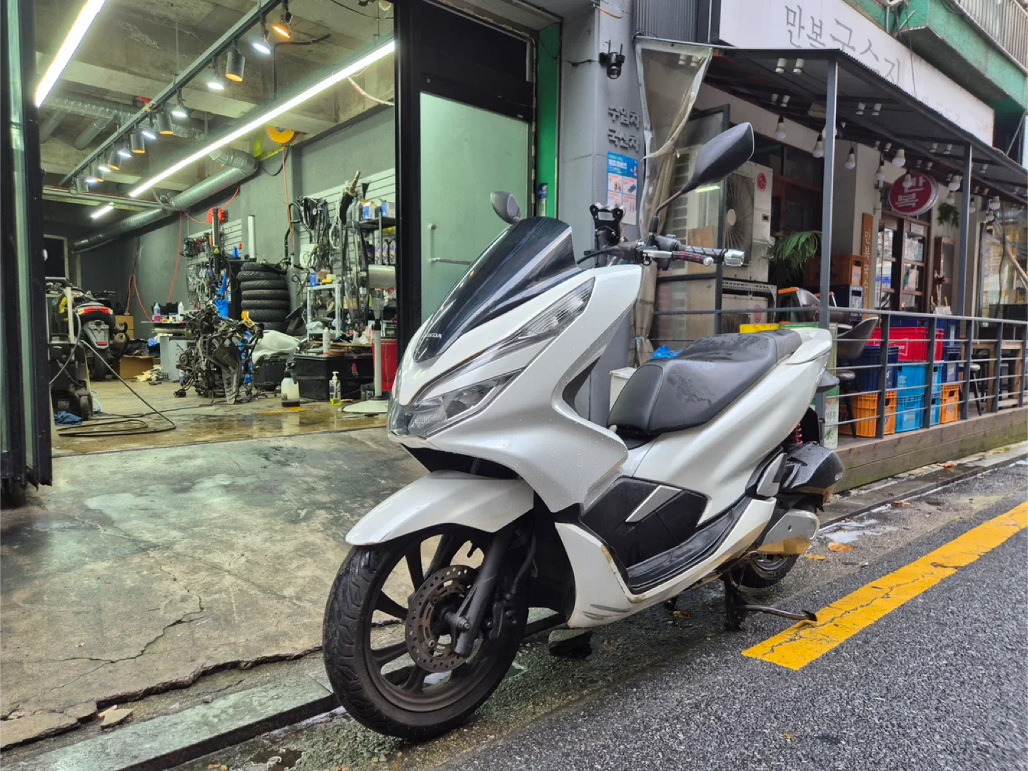 18년식 PCX125 배달용 중고 오토바이